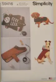 Simplicity- 9416 - Dog Coats