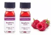 SM LorAnn Raspberry Flavor 1 Dram Bottle 2 Pack