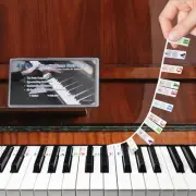Piano Key Labels, Removable Keyboard Note Guide for Beginner for