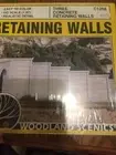 Woodland Scenics #1258 HO SCALE - CONCRETE RETAINING WALLS - C1258