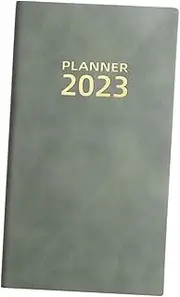FRCOLOR Decorative Planner for Men 2023 English Planner Notebook Portable Schedule Book