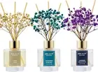 Reed Diffuser Set of 3,Clean Linen Ocean Mist&Sea Salt Lavender Eucalyptus Oil R