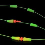 10PCS SET Bobber Float Stoppers Yellow Orange Fishing Tackle Fishing Float
