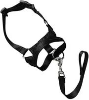 Adjustable Dog Head Halter - Effective Anti-Pulling Training Collar with Nose and Neck Straps - Comfortable, Lightweight, and High-Quality Harness Design for Improved Walks