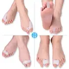 8 Pieces Gel Toe Separator Bunion Splint Corrector Toe Sleeve Protector Spac ZZ1
