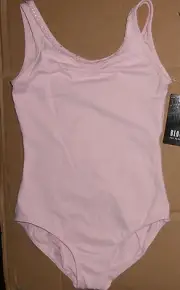 NWT Bloch Dance Ballet Lace Tank Leotard Candy Pink Child 8/10 Style # CL7255