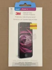 Brand New 3M Natural View Screen Protector Apple iPhone 5 Crystal Clear #C1