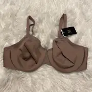 Wacoal 36C Bra Taupe Classic Reinvention Full Figure Underwire 855263 NEW