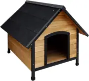 i.Pet Dog Kennel House, Extra Large Kennels Portable Wooden Pet Puppy Houses Cra
