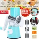 Cheese Grater Vegetable Fruit Slicer Shredder Food Manual Rotary Grater Chopper