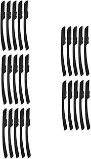 minkissy 5pcs Eyebrow Scraper Body Shavers for Men Razors for Men Men's Razors for Shaving Smooth Dermaplaning Tool Barber Shaving Razor Barber Razors Eyebrow Clip Stainless Steel Black