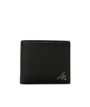 Prada Saffiano Bifold Wallet One size black