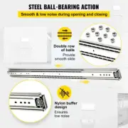 48 Inch Soft Close Drawer Slides Full Extension Ball Bearing 500lb Capacity