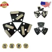 Trapezoidal Diamond Grinding Discs - Set of 3 with 30/40 Grit for Fast Grinding