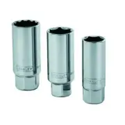 STANLEY Spark Plug Socket Set 3-Piece 6-Point 3/8-Inch Drive