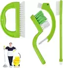 Tile Grout Cleaner Brush, Tile Joint Scrub Brush with Handle, Stiff Cleaning ...