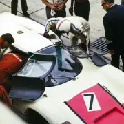 Gerhard Mitter Lucien Bianchi Porsche 910 1967 Motor Racing Old Photo