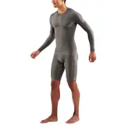 Skins Men's Series-5 Active Long Sleeve Top Charcoal