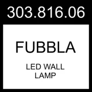 IKEA FUBBLA LED Wall Lamp White 303.816.06