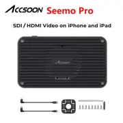 Accsoon SeeMo Pro SDI HDMI to USB-C HD Video Capture Adapter for IOS iPhone iPad