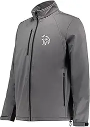 [Marwin] Dodge Hellcat Men's Grey/Black Softshell Jacket