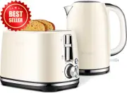 the Brunch Set Toaster & Kettle (Cream), LKT822CRM