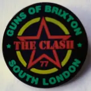 The Clash Guns Brixton Enamel Pin Brooch Punk Strummer Jones Badge Music Band