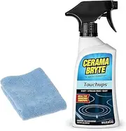 Cerama Bryte Touchups Spray (16 oz) Glass Ceramic Cooktop Cleaner With Microfiber Cloth