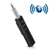 New Wireless Bluetooth AUX Audio Stereo Music Home Car Receiver 3.5mm Adapter E