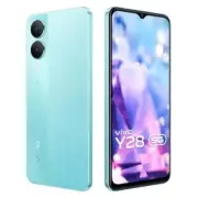 Vivo Y28 5G (Glitter Aqua, 8GB RAM, 128GB Storage) with No Cost EMI/Addi