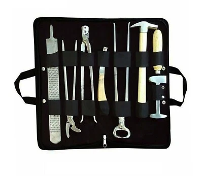 Heavy Duty Professional Horse Care Farrier Best Tool Kit Hoof Clincher Nipper