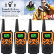 4 Pack/2Set Long Range Walkie Talkie 5 km Two Way Radio Handheld 22 Channels