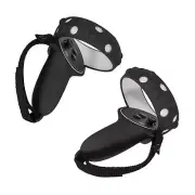2Pcs Silicone Handle Grip Cover +Nylon Strap For Oculus Quest 2 VR Controller