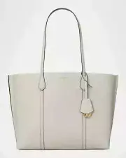 Tory Burch Perry Leather Shopper Tote Bag