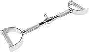 Barbell, Back Bar, Bicep Pull Up Bar with Rubber Handles, Gym Workout Accessories