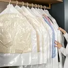 Vacuum Seal with Hanger Clothes Compression Storage Bag Reusable Empty Pump Bags