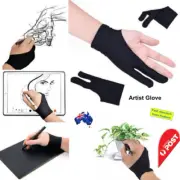 Professional M Size Graphic Tablet Artist Sketch Drawing Two Finger Glove AU
