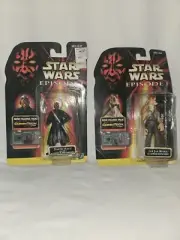 Star Wars Episode 1 Darth Maul And Jar Jar Binks Figurine