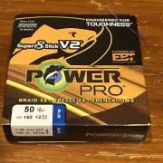 Power Pro Super 8 Slick V2 Blue 50 lb 150 yds Braided Fishing Line