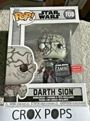 RARE DARTH SION GameStop 708 Star Wars Funko Pop Vinyl New in Mint Box+PROTECTOR