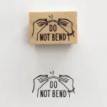 KNOOPWORKS RUBBER STAMP/ DO NOT BEND ESLITE誠品