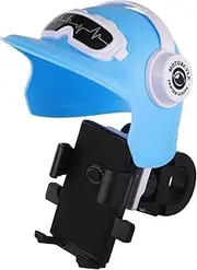 1Set Motorbike Handlebar Phone Holder Cycling Navigation Bracket Helmet Mobile Support Stand for Bikes Compatible with Various Smartphones