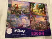 TANGLED Mickey Mouse WINNIE The Pooh THOMAS Kinkade 4 500 pc PUZZLE Disney movie