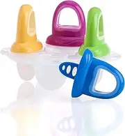 Nuby Garden Fresh Fruitsicle Frozen Pop Tray,Multicolored 1set 4 handle