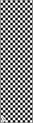 Fruity Griptape (9"x33") Black/White Checkers Single Sheet