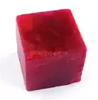 15.5 Ct Natural Red Ruby Cube Rough Dyed Certified IGL Loose Gemstone 5MSG