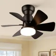 Ceiling Fan with Light and Remote Control, 22 Inch Recessed Mount Ceiling Fan...