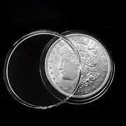 JacobsParts 25pcs Coin Holder Air Tight Capsule 40.6mm for Coin Collection 1oz American Silver Eagle