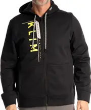 Klim Barracks, zip hoodie , color: Black/Neon-Yellow , size: L