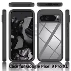 For Google Pixel 9 / 9 Pro/9 Pro XL Clear Case with Built-in Screen Protector